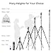 SmallRig CT-10 Camera Tripod, 71" Foldable Aluminum Tripod & Monopod, 360°Ball Head Detachable, Payload 33lb, Adjustable Height from 16" to 71" for Camera, Phone-3935