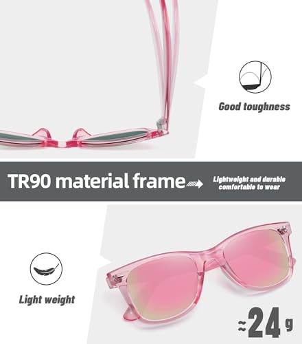 Image of MEETSUN Polarized Sunglasses for Women Men Classic Retro Square Frame Driving Sun Glasses UV Protection