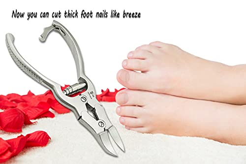 SMI - 16 cm Teennagelknipper professioneel voor dikke ingegroeide nagels pedicure nageltang teennagels op zwaar werk… - Afbeelding 5