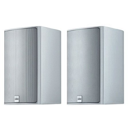 Canton Plus GX 2-Wege Bassreflex-Regallautsprecher (40 Watt) Silber (Paar)