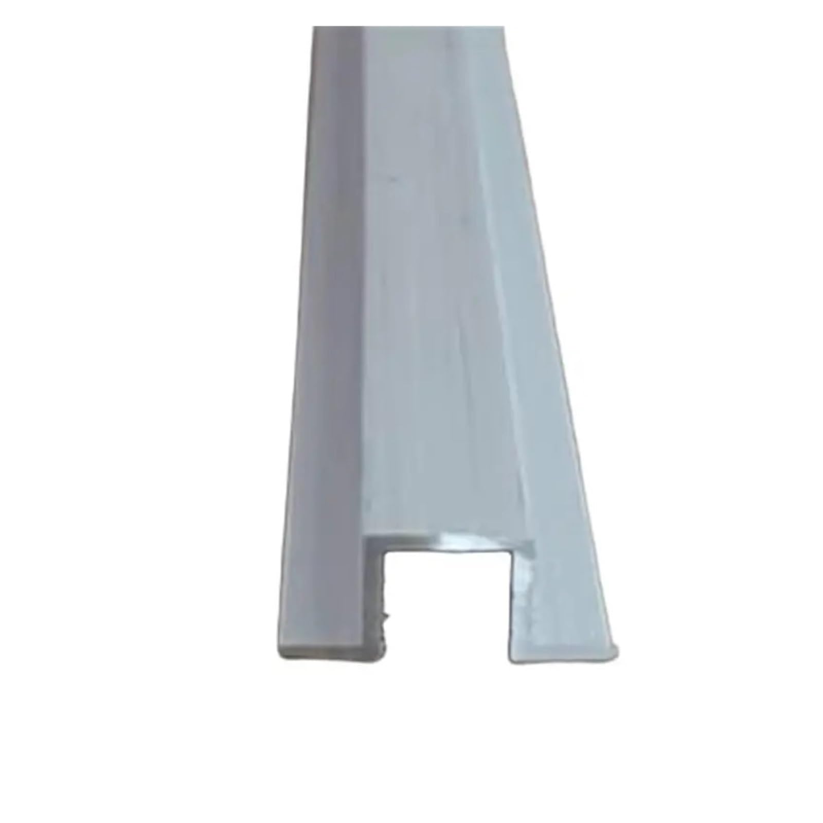 Aluminiowy profil w kształcie litery U, Aluminiowy kanał w kształcie litery U. Szerokość 4-10 mm. Długość 50 cm. Gniazdo karty ze szczeliną dylatacyjną krawędziową(10x10x10mm,50cm x 2pcs)