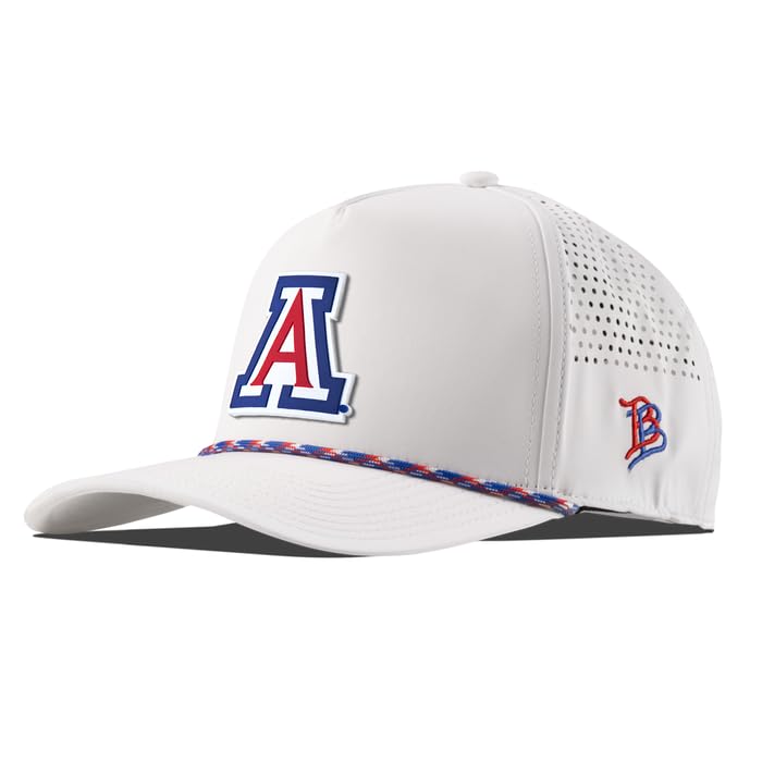Branded Bills x University of Arizona White RWB 5-Panel Arizona Block PVC
