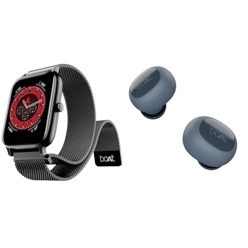 Image of boAt Xtend Pro Smart Watch with Advanced Dedicated Bluetooth Calling Chip, Coins,Dial Pad, 1.78 Amol