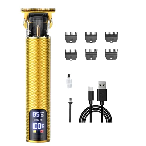 Cortadora De Cabello – Acero Inoxidable Y Aleación De Zinc | Cortapelos, Versátil | Recortadora Dee Barba Sin Costuras | Máquina Cortadora Barba Para Hombres, Corte Pelo, Aseo Y Uso Doméstico
