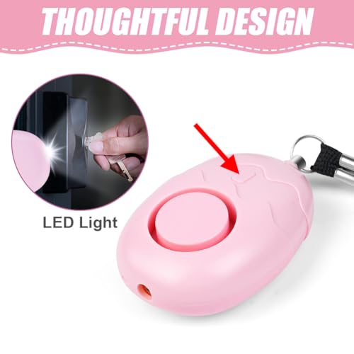 Flintronic Personal Safety Alarms for Women 130DB Personal Security Alarm, Personal Alarms with LED Light - Image 4