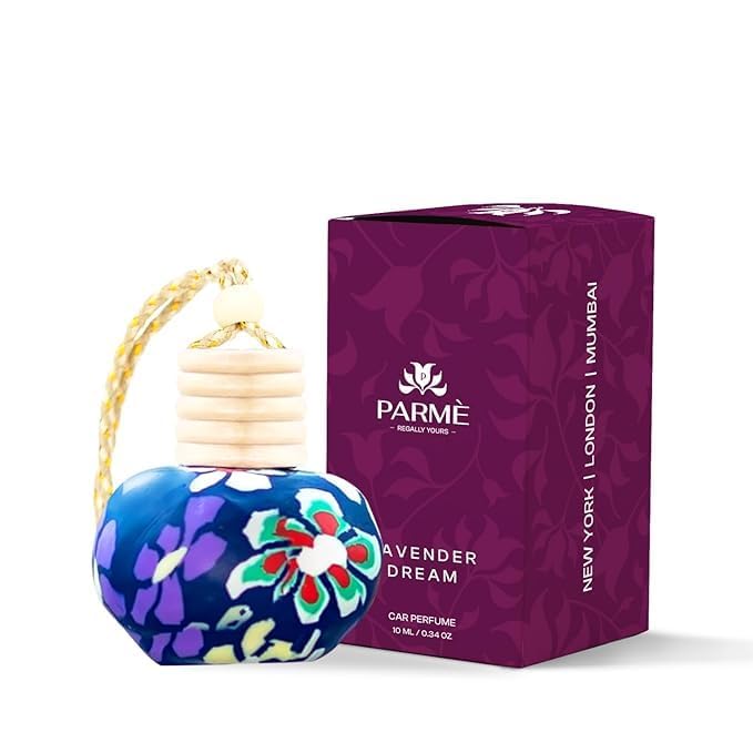 Parme Car Perfume, Long Lasting Air Freshener 10 ML Hanging Acces...