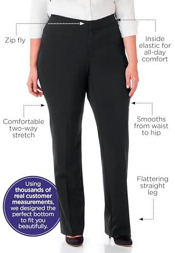 Catherines Women's Plus Size Right Fit Pant (Curvy)2
