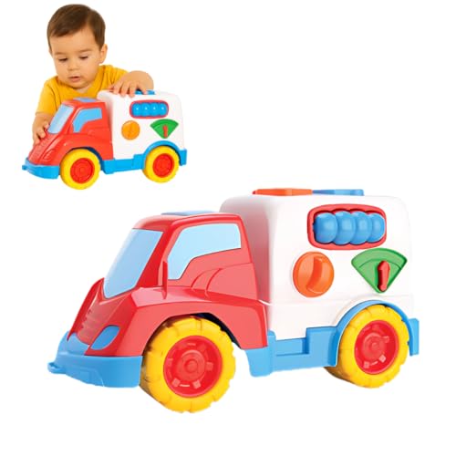 Caminhão de Brinquedo Caçamba Educativa com Encaixes Colorido Bri...
