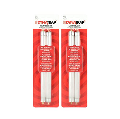 DynaTrap 32050 Replacement UV Light Bulbs for DT2000XL Insect Trap (Pack of 2 Total of 4 Bulbs)