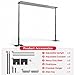 EMART Backdrop Stand Heavy Duty 12x10Ft,Three Crossbar Pipe and Drape Photo Background Support Kit, Adjustable Metal Frame with Flat Base for Wedding Birthday Party Decorations-Black