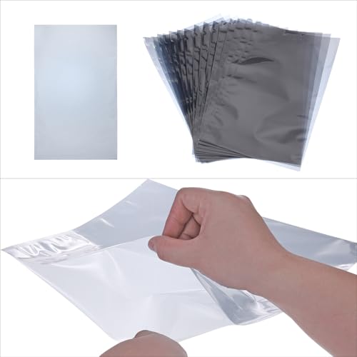 Image of MECCANIXITY 15Pcs Anti Static Bags ESD Shielding Bag Flat Open Top Anti Static Bag for Electronic Devices 19.7x27.6 Inch(500 * 700mm)