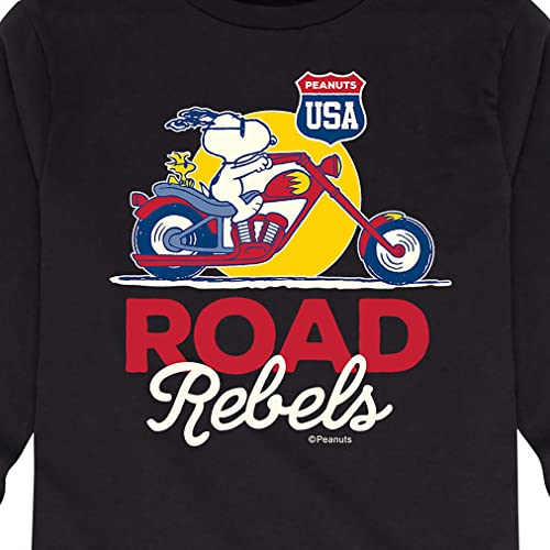 HYBRID APPAREL - Peanuts - Snoopy Road Rebels - Toddler and Youth Long Sleeve Graphic T-Shirt3