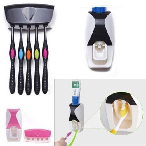 GLOWICK Smart Wall Mounted Automatic Toothpaste Dispenser Holder 1