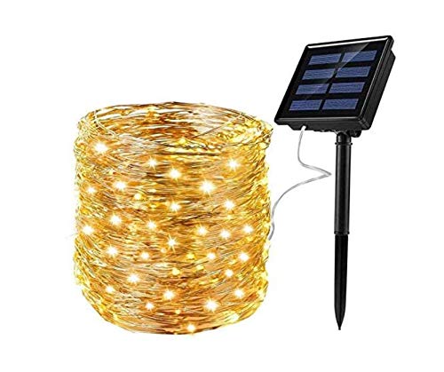 Solor String Lights Outdoor Mafiti 40ft Solar Powered String Lights Outdoor Decorative Halloween Lights Outdoor for Patio Yard Garden Tree Christmas Wedding Party Power Saving