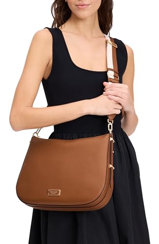 kate spade new york Liv Pebbled Leather Large Hobo, Cavern Clay