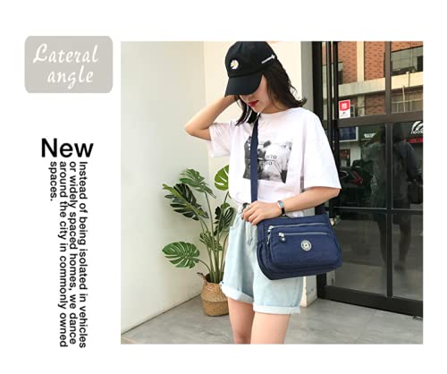 Image of Single shoulder Messenger Crossbody Bag Nylon Purse Satchel Travel Women Lady Fashion Top Handle