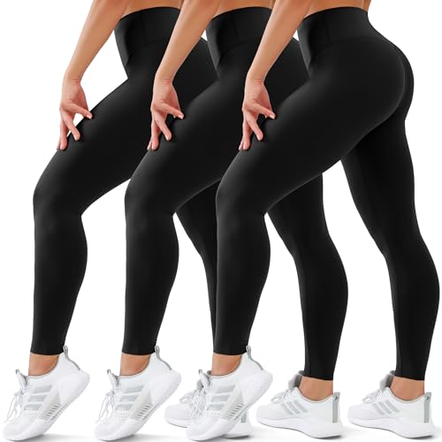 20+ Best Volleyball Leggings You Need in Your Wardrobe 7 3 Pack Leggings for Women High Waisted