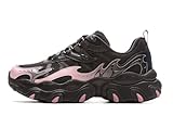 LI-NING X-Claw LITE 3 Women Classic Shoes Reflective Comfortable Vintage Walking Sneakers Phantom/Spray Pink US 6