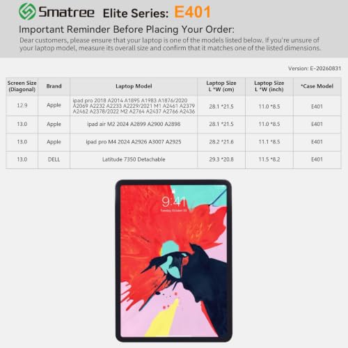 Image of Smatree Elite Laptop Case Sleeve for 13 inch DELL Latitude