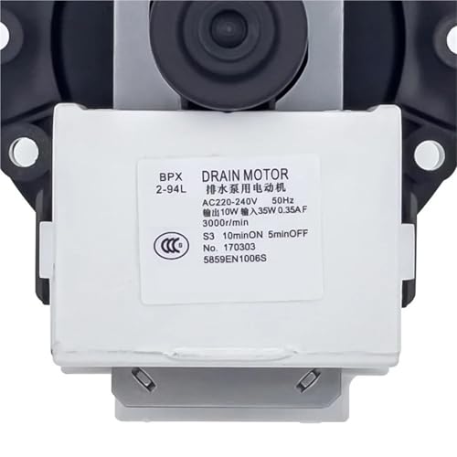 Moteur de pompe de vidange évite eau bloquée dans lave-linge LG - 5