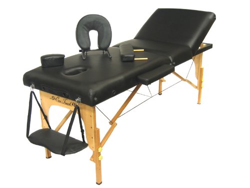 OneTouch Deluxe Series Portable Massage Table with Free Carry Bag