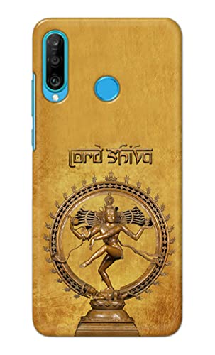 Image of PRINTFIDAA Lord Shiva As Nataraj Printed Designer Hard Case for Huawei P30 Lite /Nova 4e, Marie-L21BX, MAR-L01A, MAR-L21A, MAR-LX1A Back Cover -(e) RPM1004