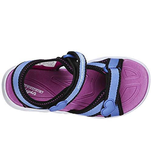 Skechers Girl's Hypno-Splash-Rainbow Lights Sneaker4