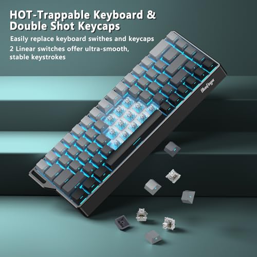Teclado Mecánico Gamer BlueFinger 60% Inalámbrico miniatura 6
