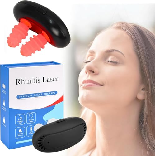 Rotlicht Nasentherapie Instrument Physiotherapie Nasenberuhigungsgerät für Gezielte Nasenpflege Förderung der Natürlichen Atmung und Linderung Von