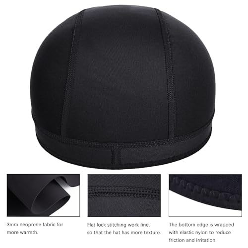 Image of 2mm Neoprene Dive Hood Thermal Mens Wetsuit Cap for Surf Snorkel
