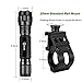 Tactical Flashlight Mount, CVLIFE Water Resistant Led Rifle Light Hunting Picatinny Rail Flashlight with Rechargeable 18650 Battery and Remote Pressure Switch for Outdoor Camping, Hiking