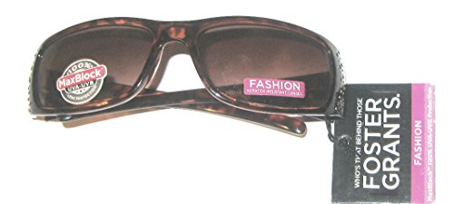 Foster Grant Max-Block Sunglasses Style: "Amber" Fashion Collection Tortoise2
