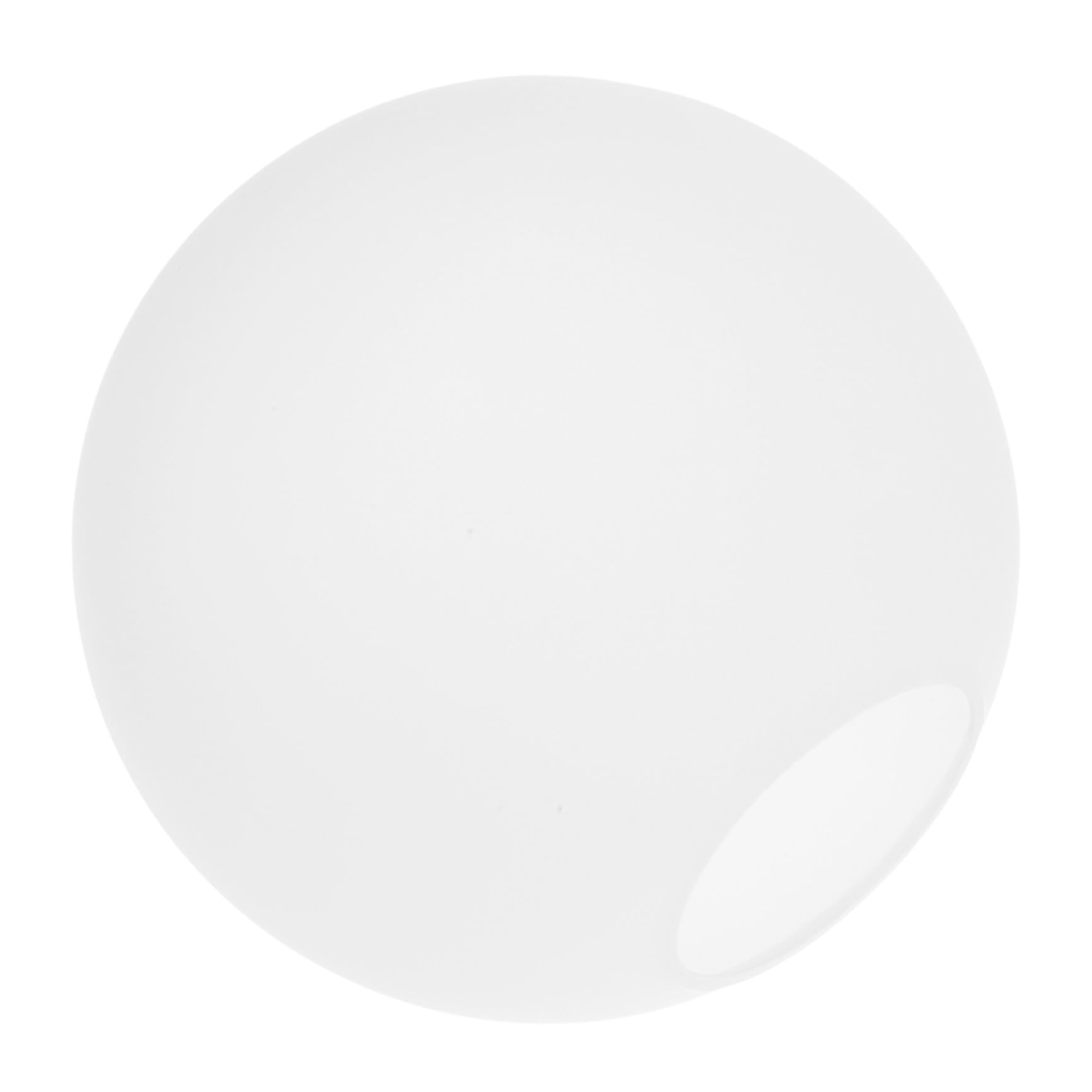 Kichvoe Frosted Glass Spherical Lampshade 7 Inch Hanging Lamp Accessory Light Cover for Indoor Ceiling Light Fixtures with 2.5 Inch Fitter Neck