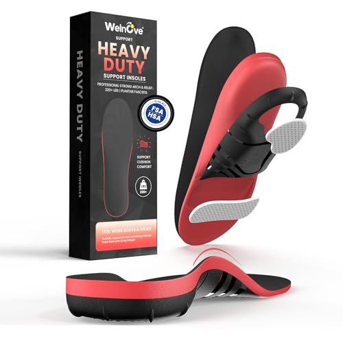 Welnove Semelles Orthopédiques Pieds Creux - Soutien Voûte Plantaire Homme/Femme - Sport,...
