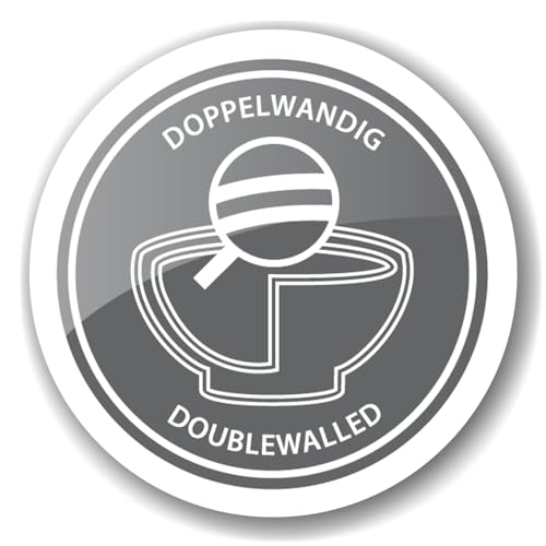 Edzard Secchiello per Champagne Ontario, Acciaio pregiato, a Doppie pareti, martellato all'Esterno, Ø 38 cm, Altezza 18 cm, Secchiello Perfetto per Vino, Spumante, Minimo 8 Ore di Isolamento - immagine 6