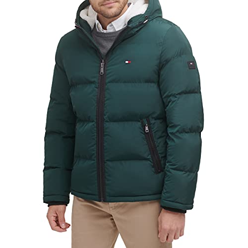 Image of Tommy Hilfiger Men's Classic Hooded Puffer Jacket (Standard and Big & Tall)