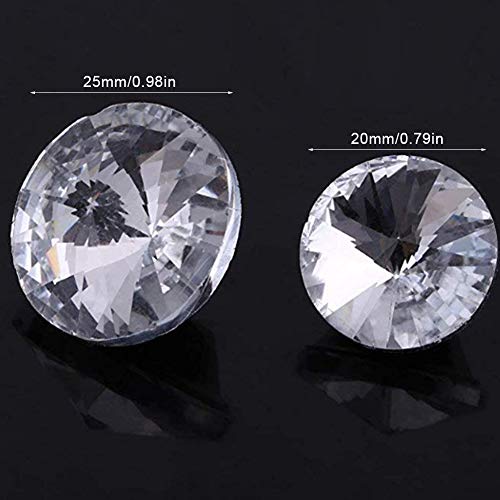 Yosoo 50 Pz Strass Bottoni Tappezzeria di