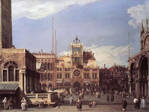 Tableaux Toile décoration murale salon Piazza San Marco 60x90cm
