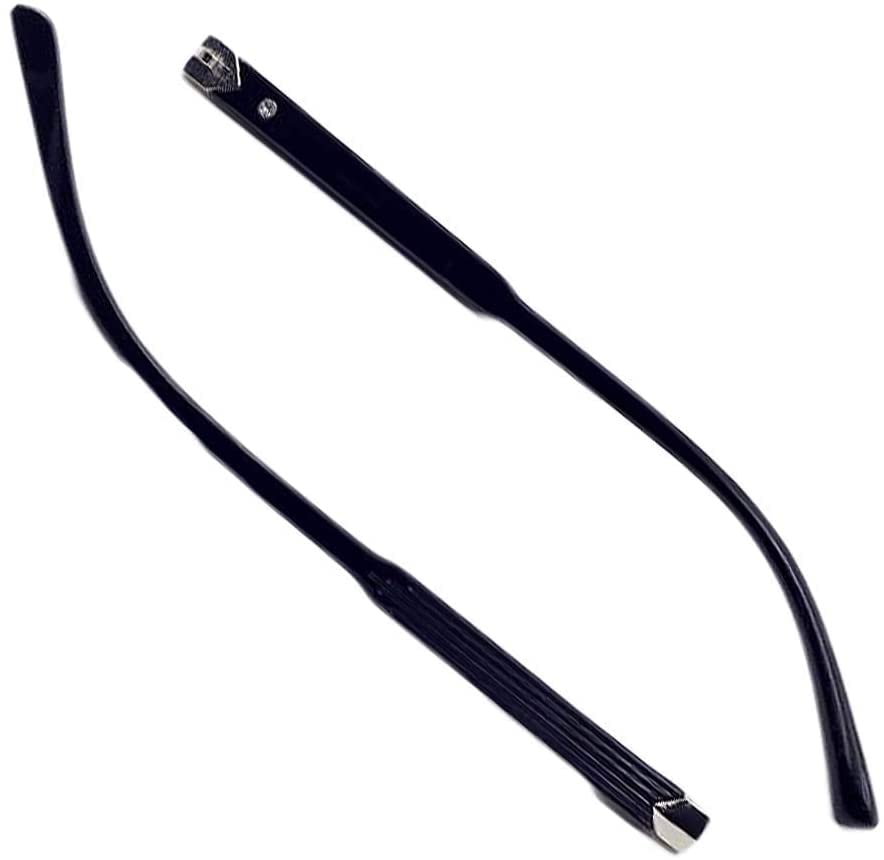 Patillas de plástico para gafas que se caen repuesto negro de ajuste cómodo y firme