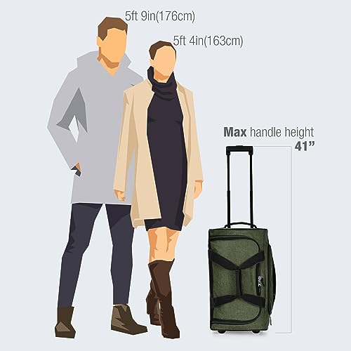 Pacific Gear PG03071E Wheeled Rolling Duffel Bag thumb #5