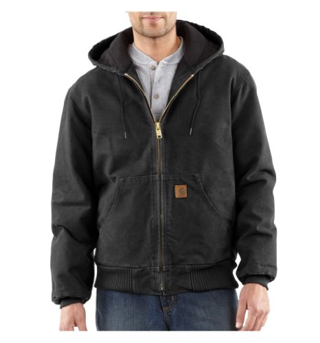 Carhartt Men's Big-Tall Quilted Flannel Lined Sandstone Active Jacket