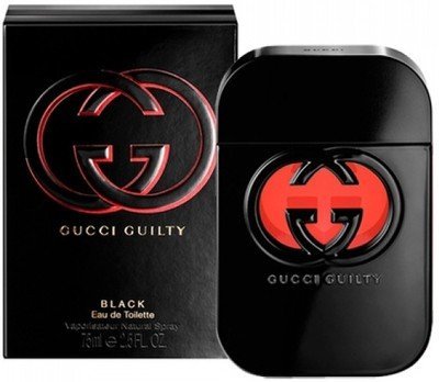 Gucci Eau De Toilette Spray for Women, Guilty Black, 2.5 Ounce