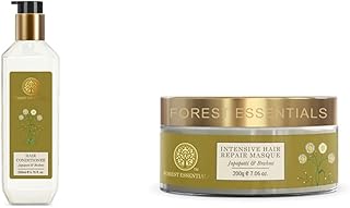 Forest essentials Hair Conditioner Japapatti & Brahmi 200ml & Forest essentials Intensive Hair Repair Masque Japapatti & Brahmi 200 gms-picture-33