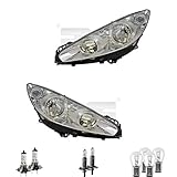 P21/5W Lampe mit Metallsockel Scheinwerfer Set H1/H7/P21/5W für 308 SW I 4E_ 4H_ inkl. Osram Lampen mit Stellmotor LWR