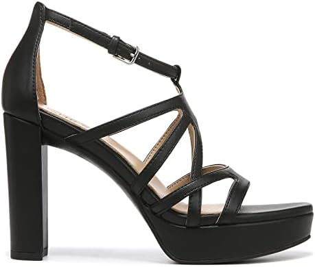 Naturalizer Womens Neona Heeled Sandal, Black, 8.5 US | Image 1