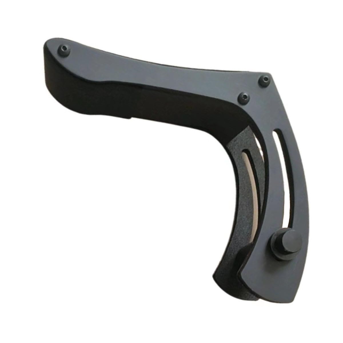 TUOREN Guitar Support Electric Guitar Rest Adjustable Professional Electric Guitar Foot Stool Plastic and Metal Guitar Footstool Leg Stand Guitar Lifter for Guitar Players Black