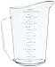 Cambro 200MCCW 2 qt Capacity, Camwear Clear Polycarbonate Liquid Measuring Cup (200MCCW135)