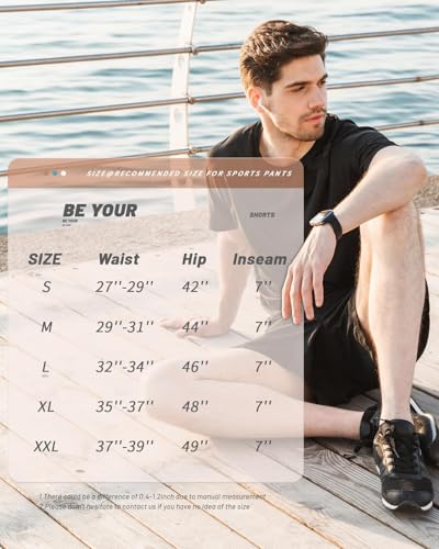 CANGHPGIN 2 Pack Men's Running Athletic Shorts 7'' Quick Dry Sports Gym Shorts with Pockets, Exercise Workout Shorts Men 6