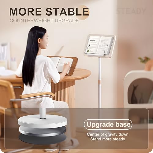 Image of Sunchhaya Book Stand for Reading, Music, Writing, Painting II Book Reading Stand Adjustable Height-Angle with Extra Height, Music Stand, Note Stand [ YD-17 (135 CM) ]