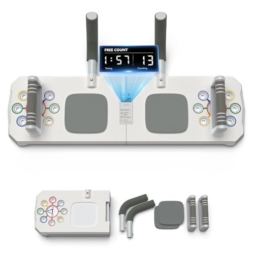 Portable Push Up Board Fitness, Foldable Exercise Equipment for Men & Women, Professional Push Up Bar at Home Gym, Full Body Workout at Home